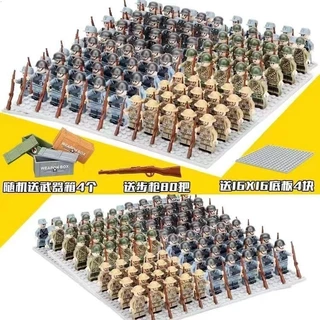 Wwiii Série Militar Blocos de Construção Minifiguras Legião Oitava Estrada Exército Montagem de Brinquedos SWAT Ar
