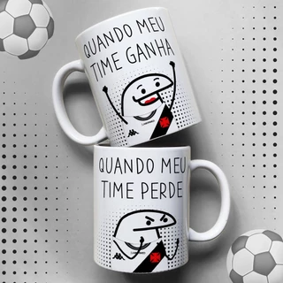 Caneca de porcelana Personalizada Flork Time Vasco 325ml