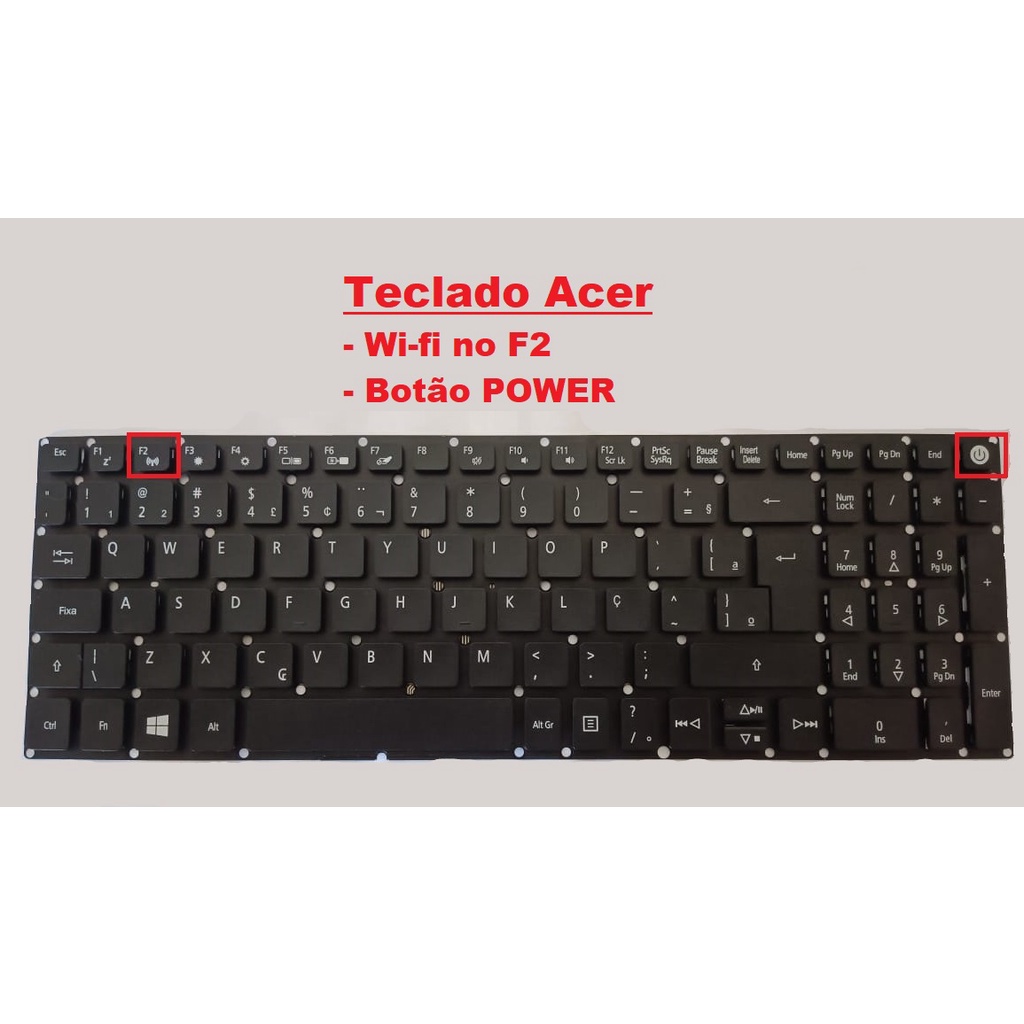 Clavier AZERTY Allemand QWERTZ Pour Acer Aspire ES1-524 - Rouge, Neuf Ouvert, Réf 6B.GD1N2.010