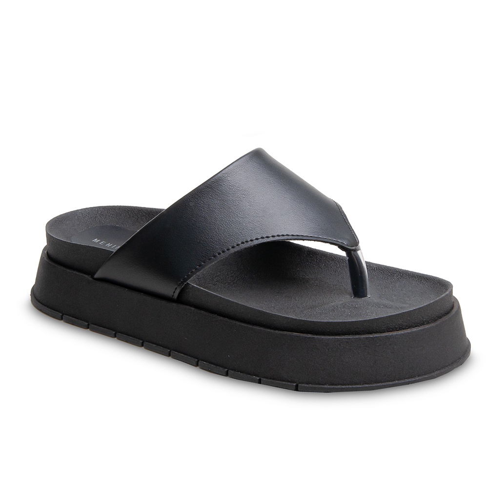 Sandalia Feminina Papete Birken Lançamento Blogueira Chinelo Tamanco Linda  Moça Plataforma Confortavel Preta