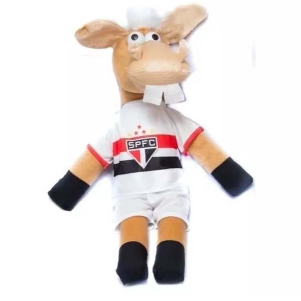 Cavalinho São Paulo Pelúcia Segue o Líder 60cm Pano Hipoalergênico ...
