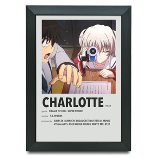 Quadro decorativo A4 anime another personagens em Promoção na