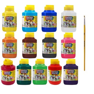 Tinta Guache 250ml Acrilex Kit 13 Cores A Sua Escolha