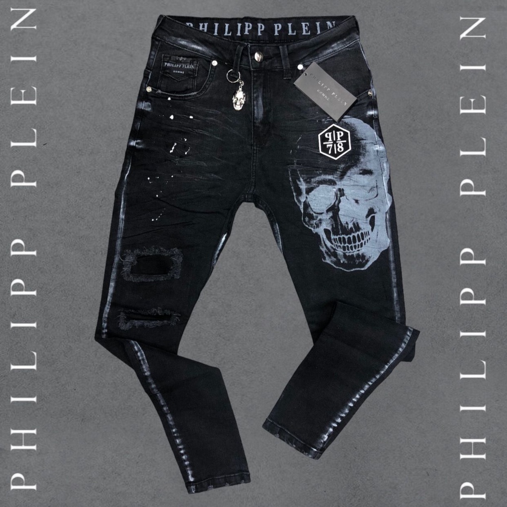 Calça philipp hot sale plein preta