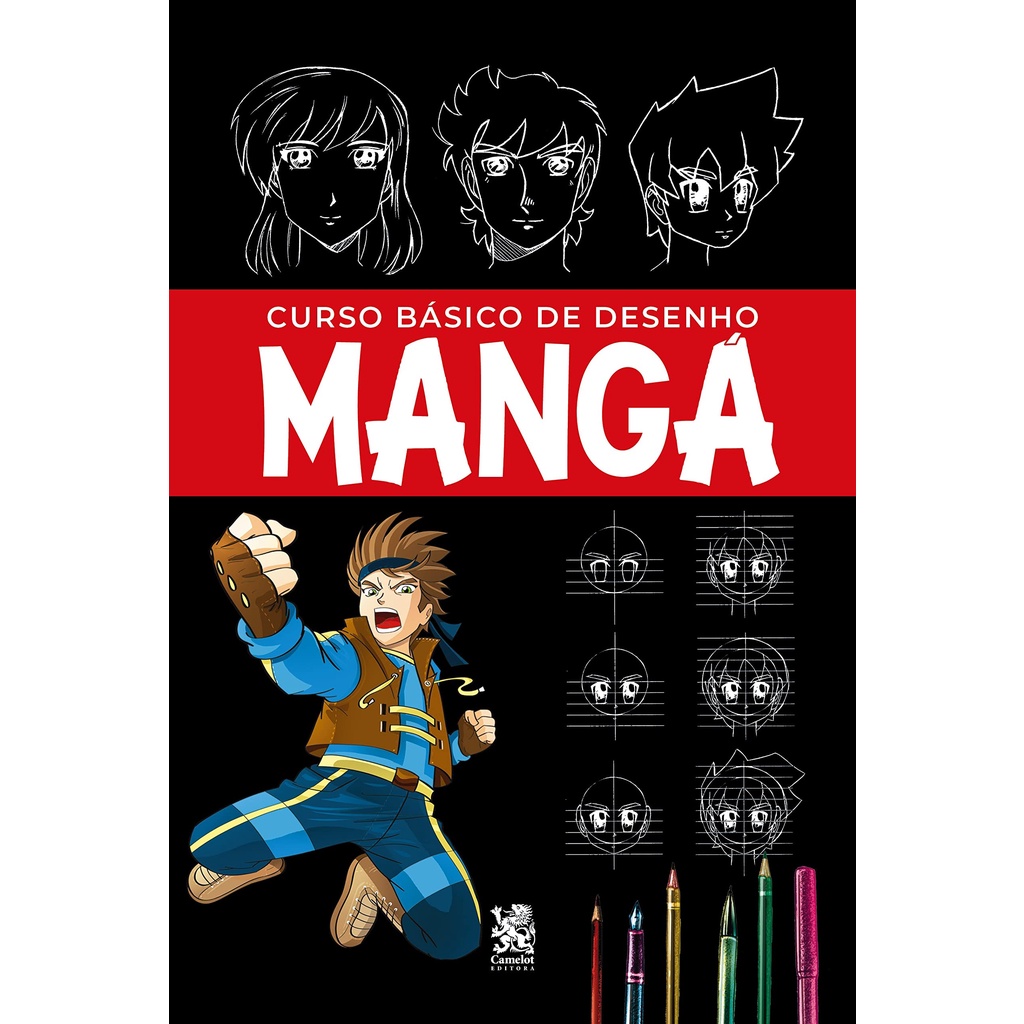 Livro Curso Basico De Desenho - Manga