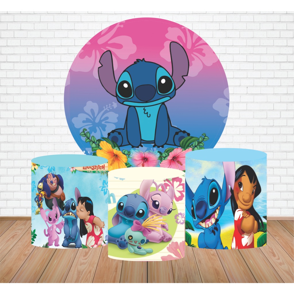 Capa Painel Lilo Stitch Filme Desenho