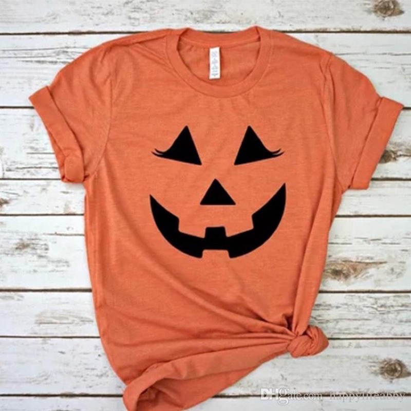 Camiseta Happy Halloween Dia das Bruxas Terror Adulto Infantil Masculina  Feminina Baby look Estampa Total Personalize