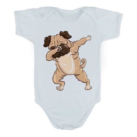 Emporio Dutra - Roupa Bebê Life is pizza pug