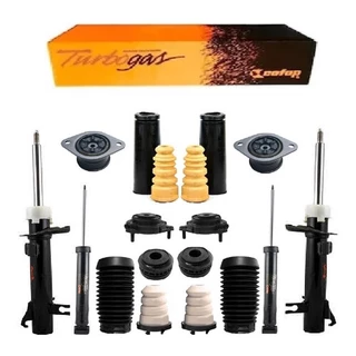 Kit 4 Amortecedor Fiesta Hatch Sedan 2005 2006 Cofap +kits