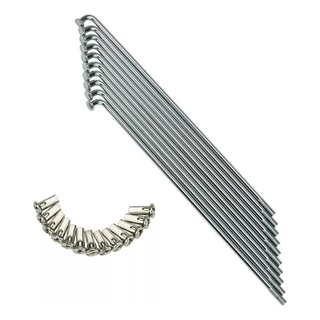 Jogo De Raio E Niples Inox Dianteiro Para Biz 100