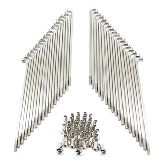 Jogo De Raio E Niples Dianteiro Inox Biz 100 / Biz 125