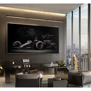 Quadro Decorativo Ayrton Senna Grande 112x82cm Sala Quarto Luxo