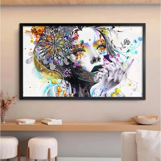 Quadro Decorativo Grande 112x82cm Árvore do Luar