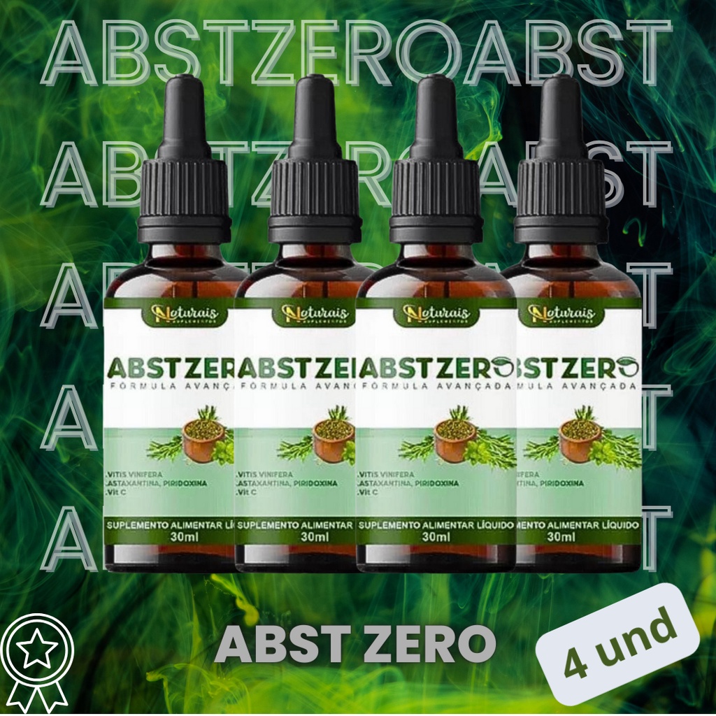 4 UND 30 ML DE ABST ZERO ORIGINAL MEGA OFERTA | Shopee Brasil