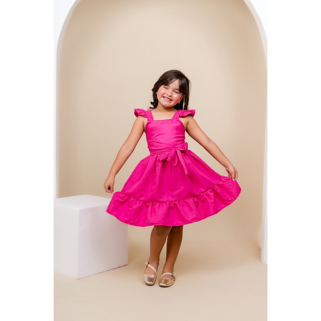 Conjunto Floral Rosa Top e Shorts Infantil 11-12Y Shein - Escorrega o Preço