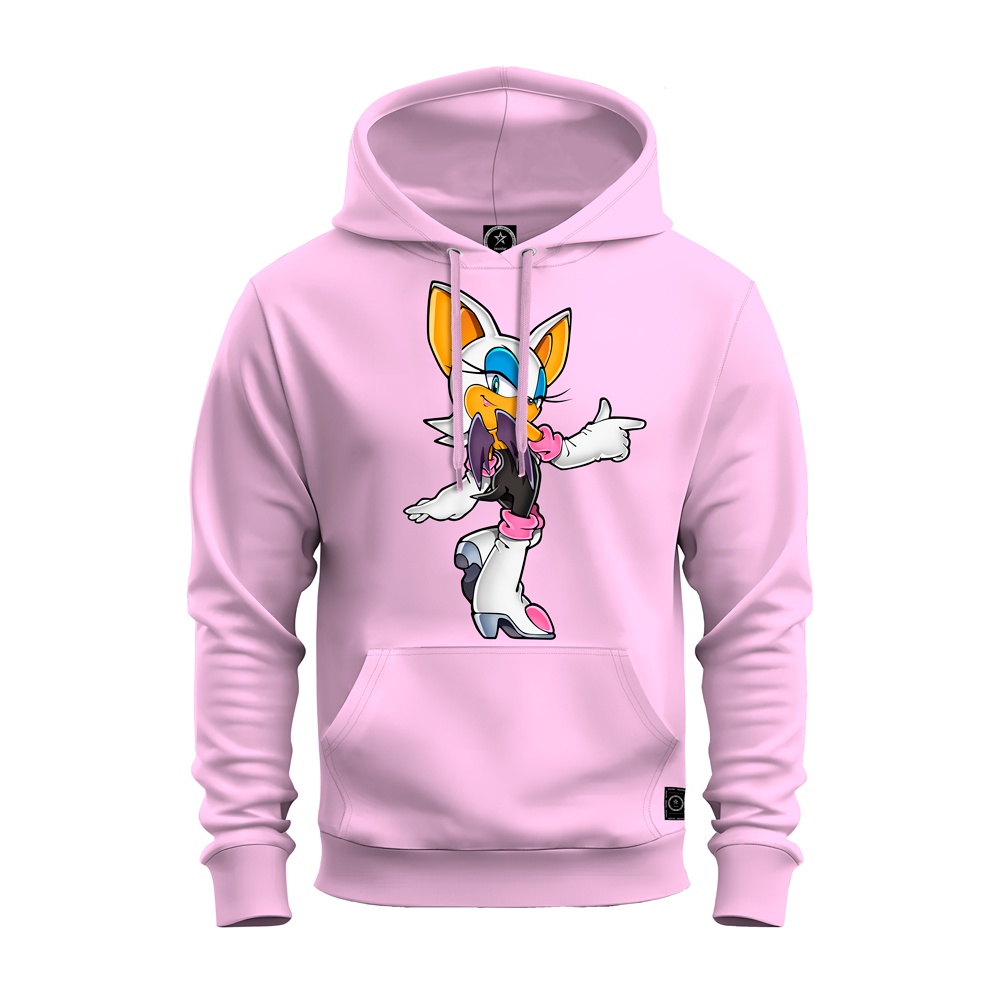 Moletom Blusa De Frio Inverno Confortável Estampado Gatinha Sonic