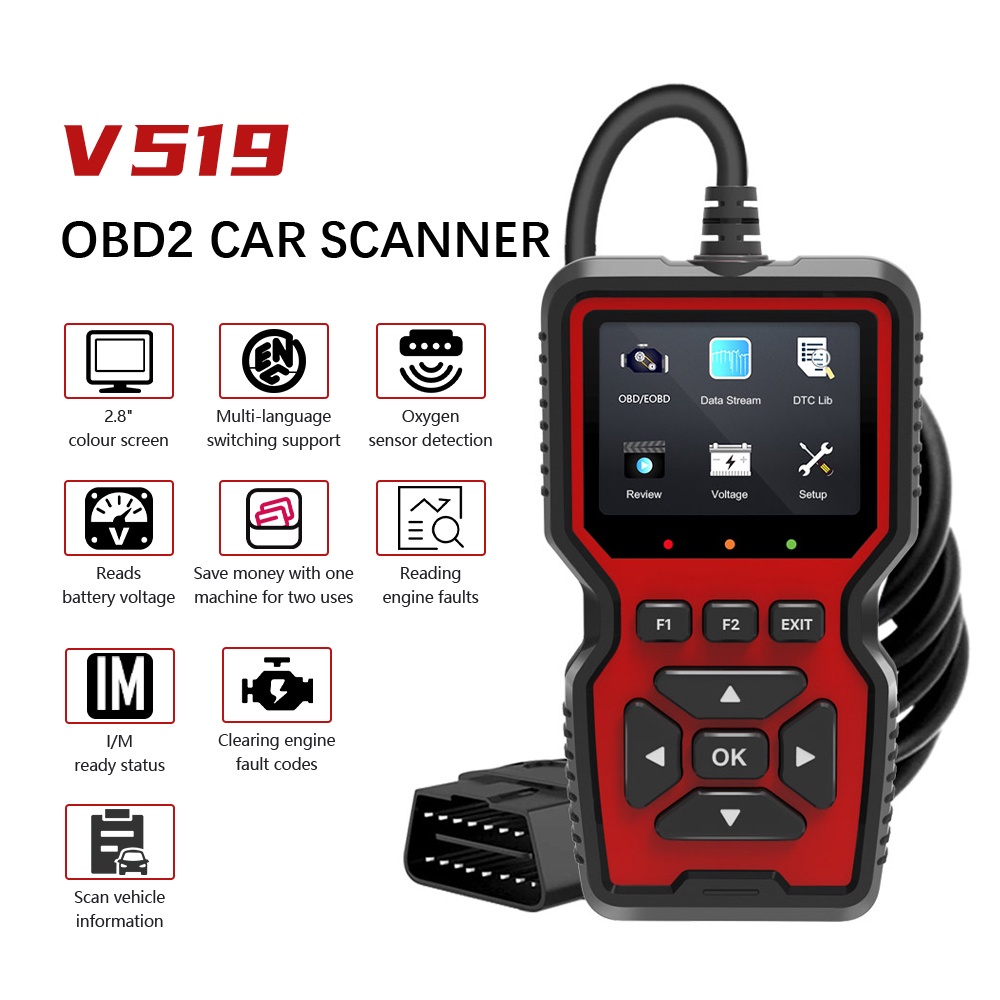 LANÇAMENTO X431 CR3001 Leitor de Código OBD2 Scanner Check Engine Scan  Atualização Gratuita EOBD Auto Car Diagnostic Tools pk ELM327 - AliExpress