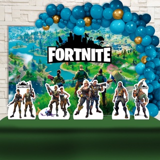 15 Centro De Mesa Fortnite Jogos Festa Personalizado Mdf