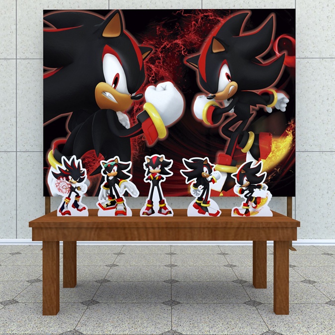 Display Sonic Amy Rose, Totem Enfeite de Aniversario