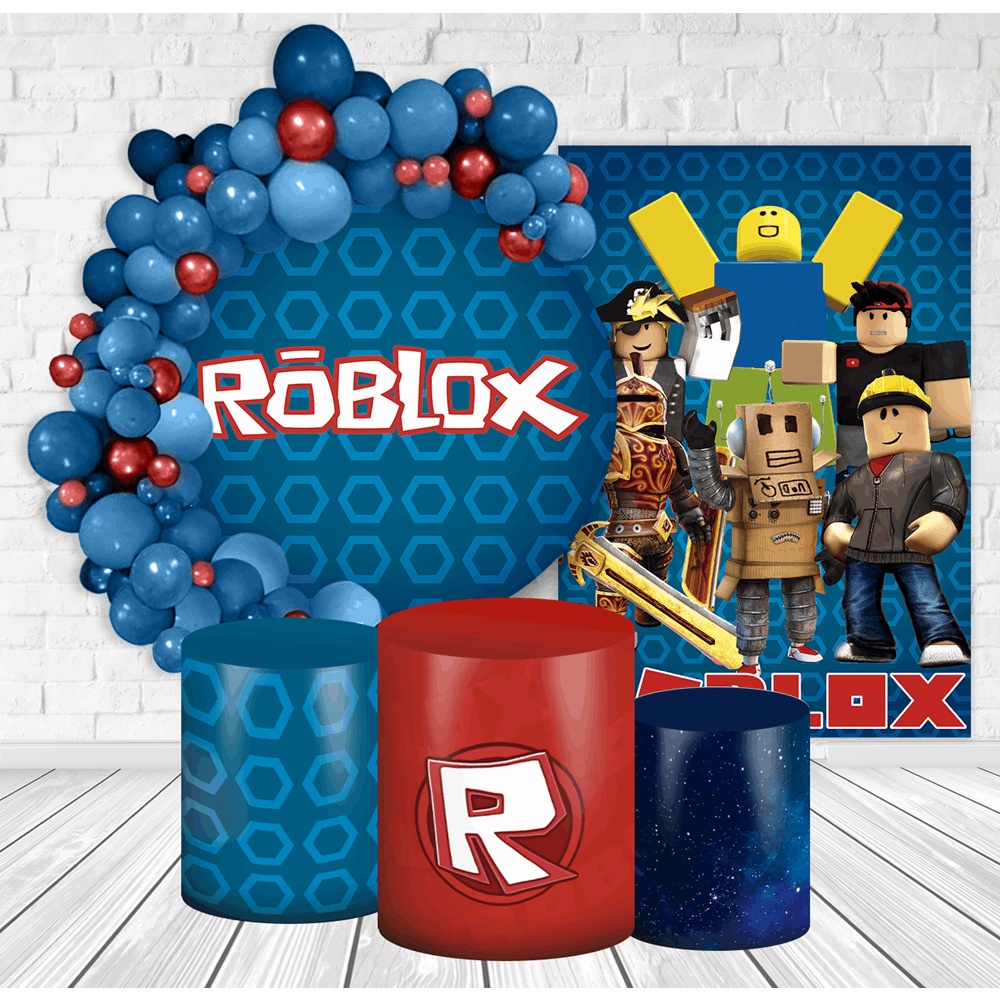 Painel Retangular Roblox Sublimado 1,5m x 2,2m