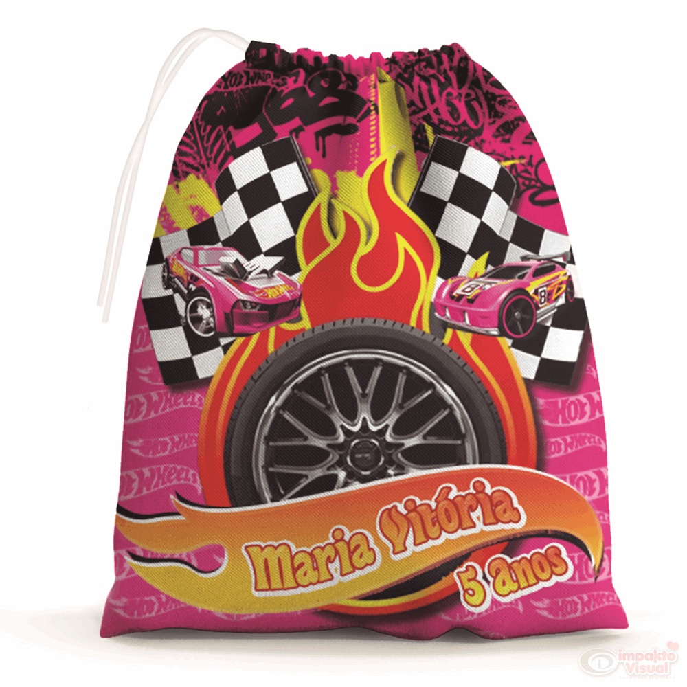 SACOLA PLASTICA HOT WHEELS - Comprar em Loja Festejando