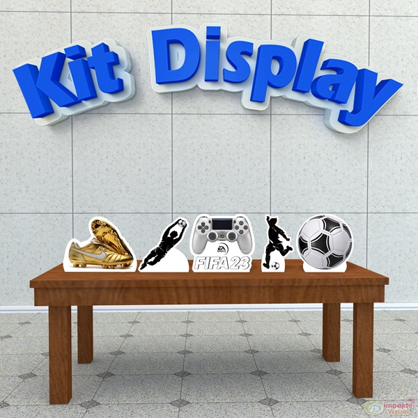 Kit Decoração De Festa Infantil Jogo Futebol 2023 Rubi