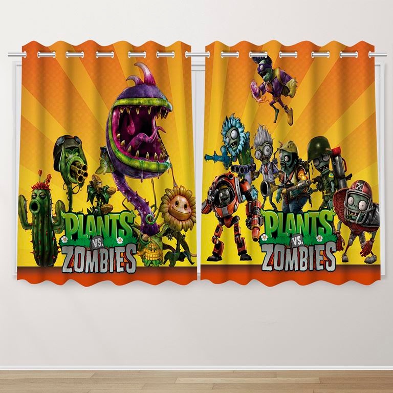 Banner Painel de Parede Plants Vs Zombies Faraó Tema