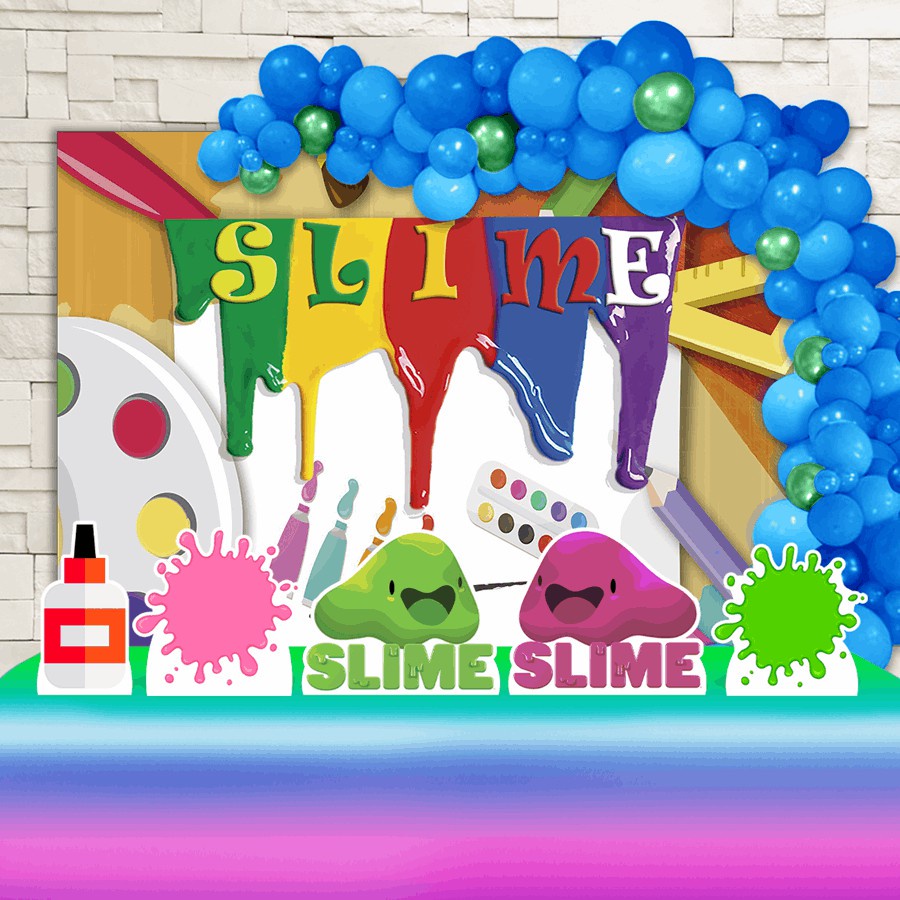 Decoração Festa Slime