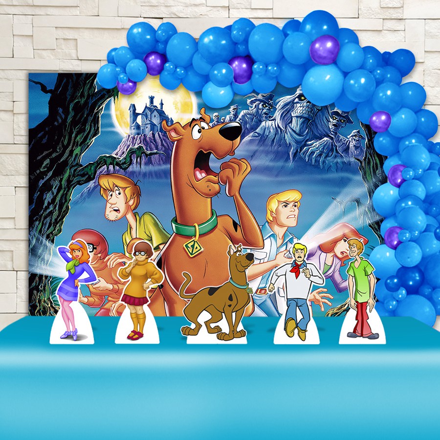 Festa Aniversário Scooby Doo Decoração Infantil Kit Ouro | Shopee Brasil