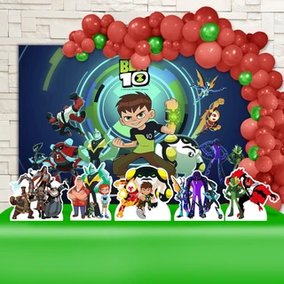 Festa Aniversário Ben 10 Decoração Kit Ouro
