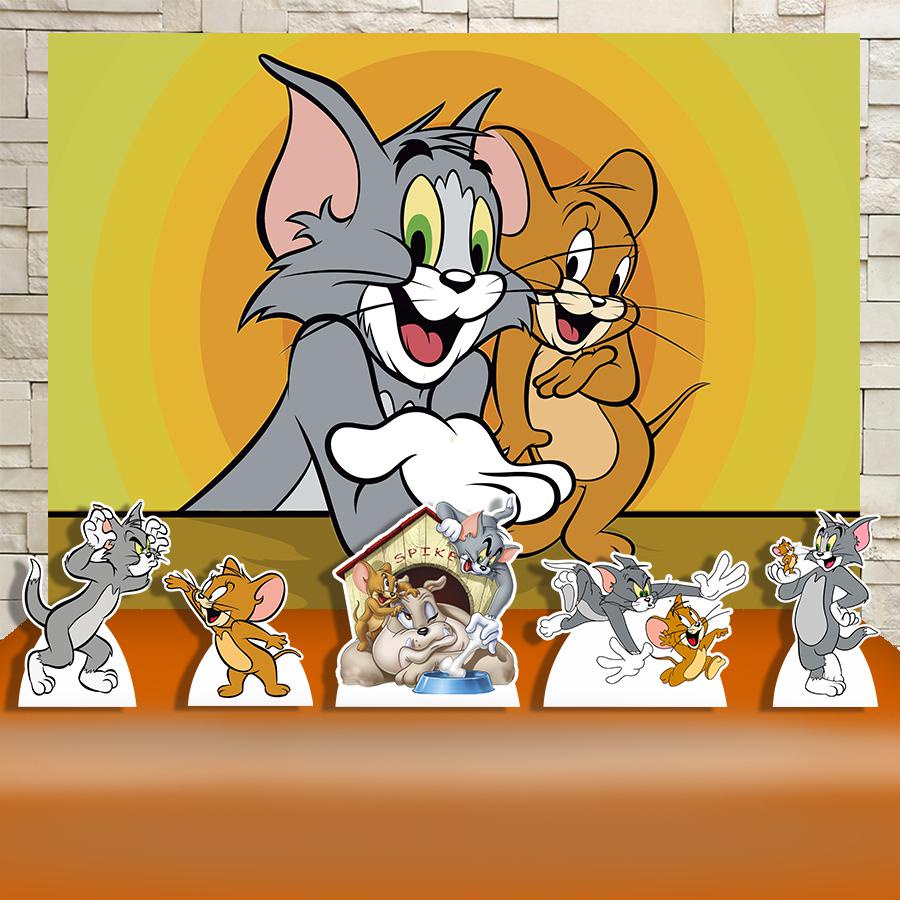 Kit Decoração Festa Infantil Tom e Jerry Kit Prata | Shopee Brasil