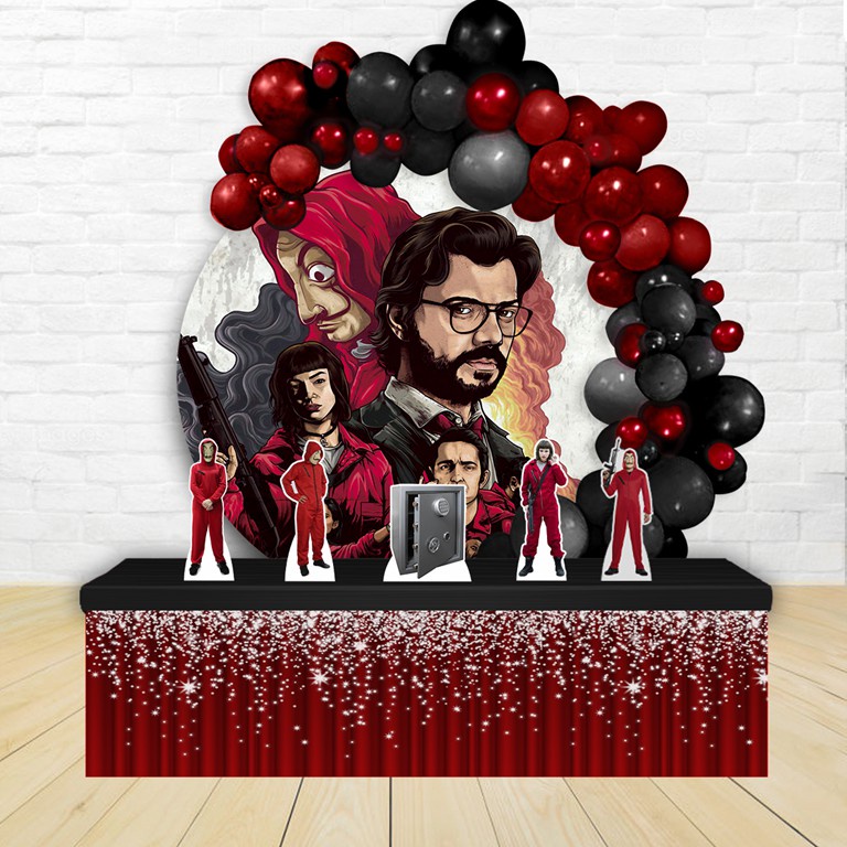 Placa Decorativa Nairóbi Personagem La Casa de Papel Série Netflix