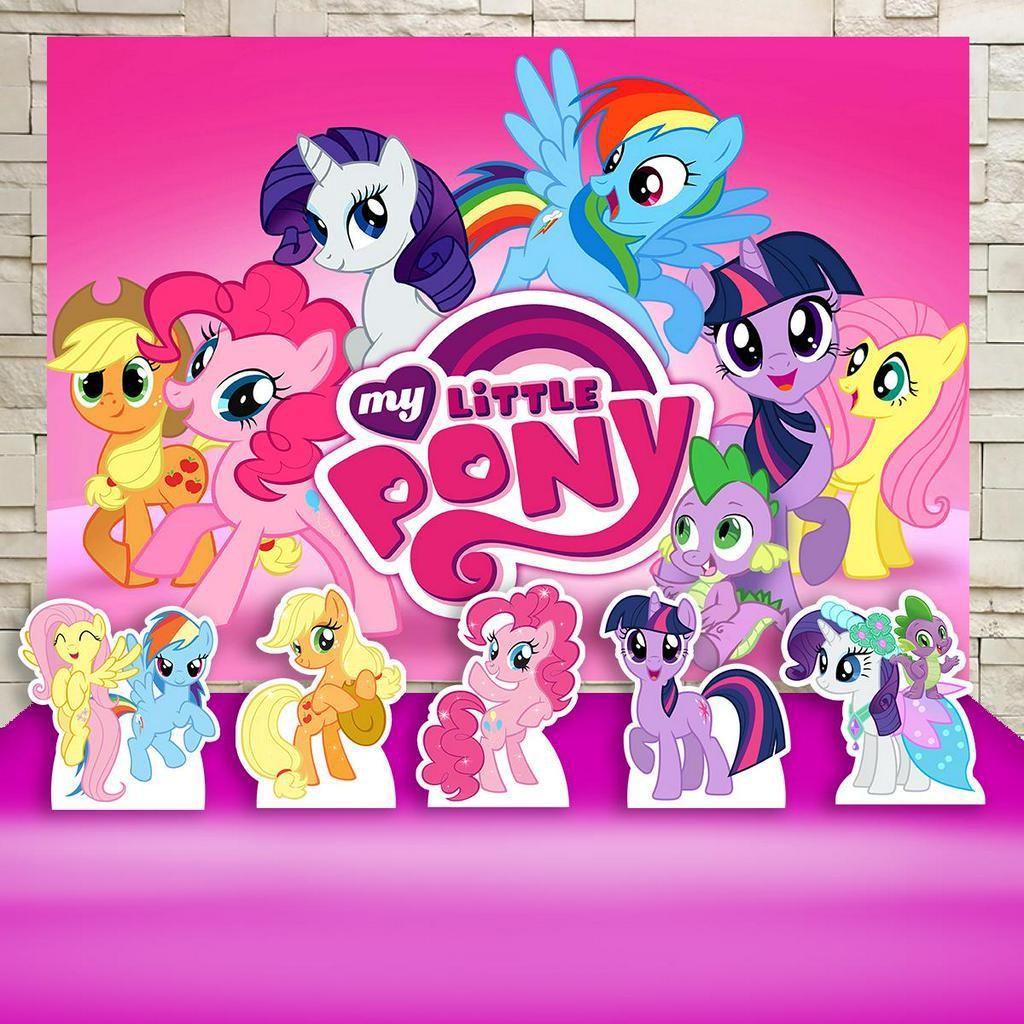 Festa Aniversário My Little Pony Decoração Kit Prata