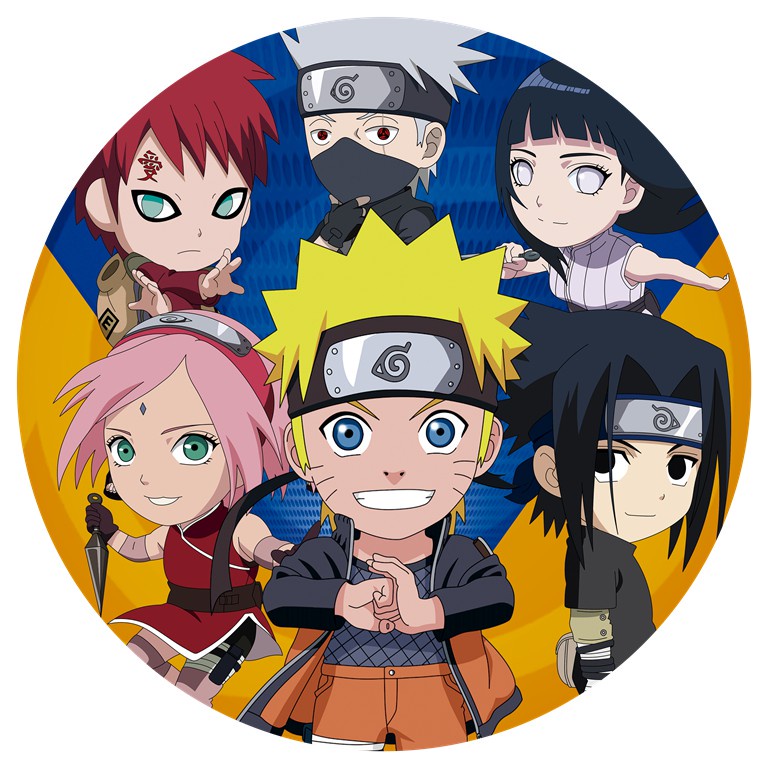 Painel Redondo Naruto Sublimado 1,50 X 1,50 c/elástico - Promoção - Foto  real - Poliéster - Elastano - Acabamento Perfeito