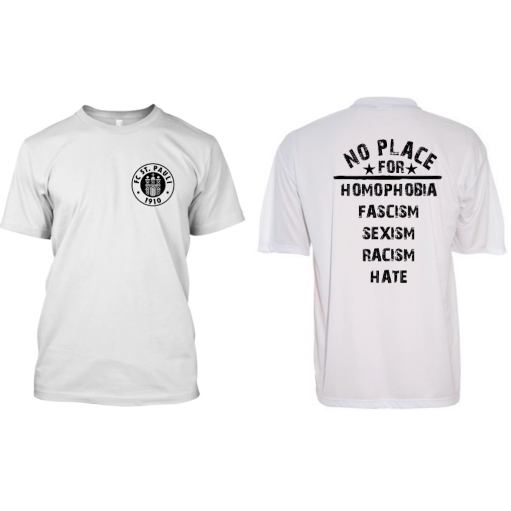 Fc St. Pauli -1910 - No Place For... Camiseta personalizada 100% Algodão
