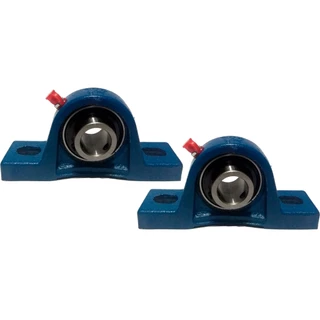 02 Mancais Pedestal com Rolamento UCP 206 Para Eixo de 30mm