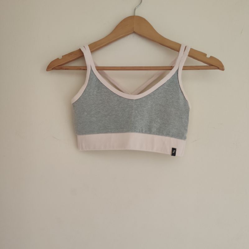 Top academia cinza/rosa - scream P | Shopee Brasil
