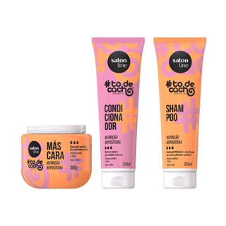 Kit Shampoo, Condicionador e Máscara #todecacho Nutrição Repositora
