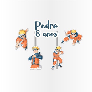 Kit Festa Naruto Topo Display Tubete Latinha Personalizado 30