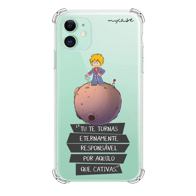 Capa para iPhone 7 Plus, 8 Plus, 6, 6s, 6 Plus, 6s Plus, 7, 8, SE 2020, X, XR, 11, 12, 13, 14 - O Pequeno Príncipe
