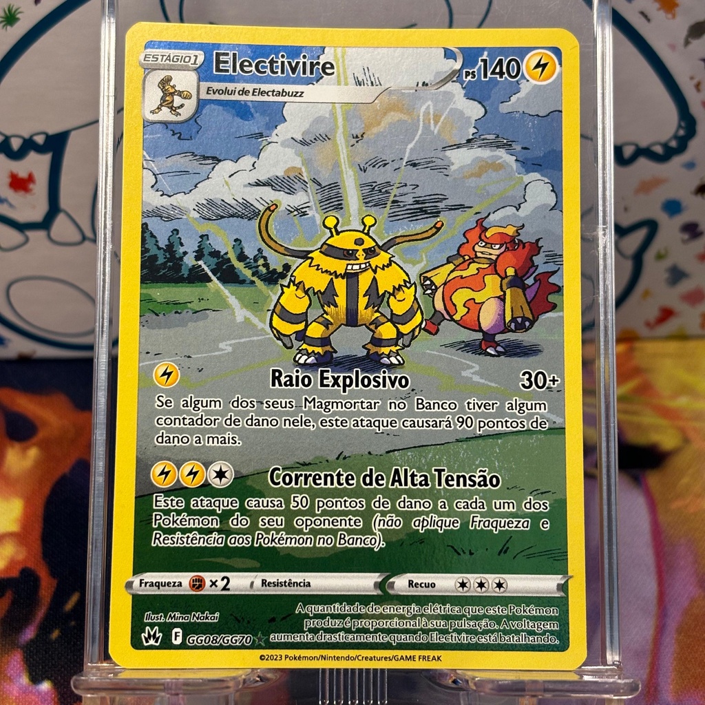 Pokemon - Electivire GG08/GG70 - Crown Zenith - Galarian Gallery - Holo Rare Card