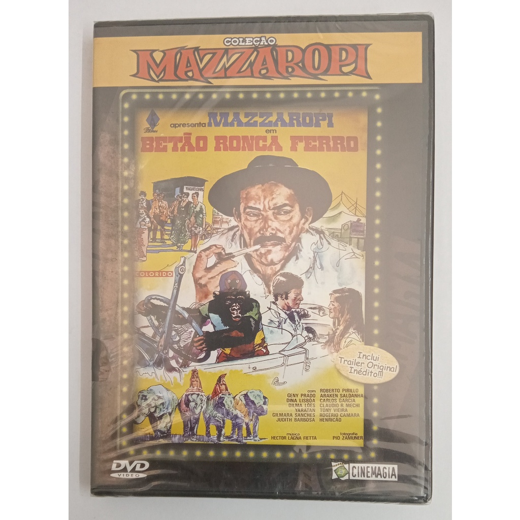 Dvd mazzaropi em betão ronca ferro em Promoção na Americanas