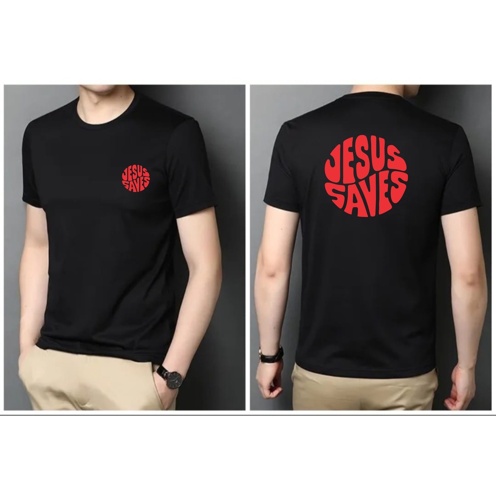 Camiseta Masculino Jesus Saves Street Wear 100% Algodão Malha 30.1 Promoção