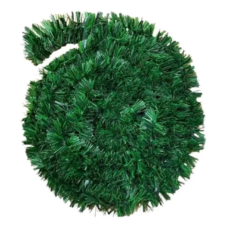 Festão Verde Para Decorar Preencher Arvore De Natal 2m