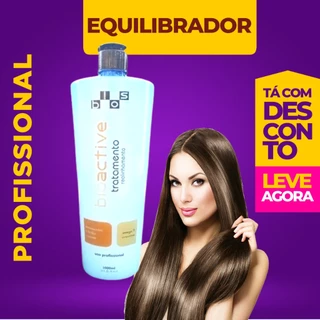 LISO PERFEITO CABELOS BIOACTIVE TRATAMENTO E REALINHAMENTO OMEGA 9 CREATINA 1000ML