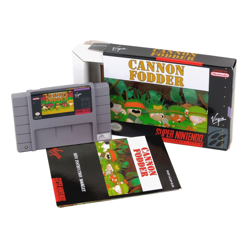 Cannon Fodder Super Nintendo SNES Completo