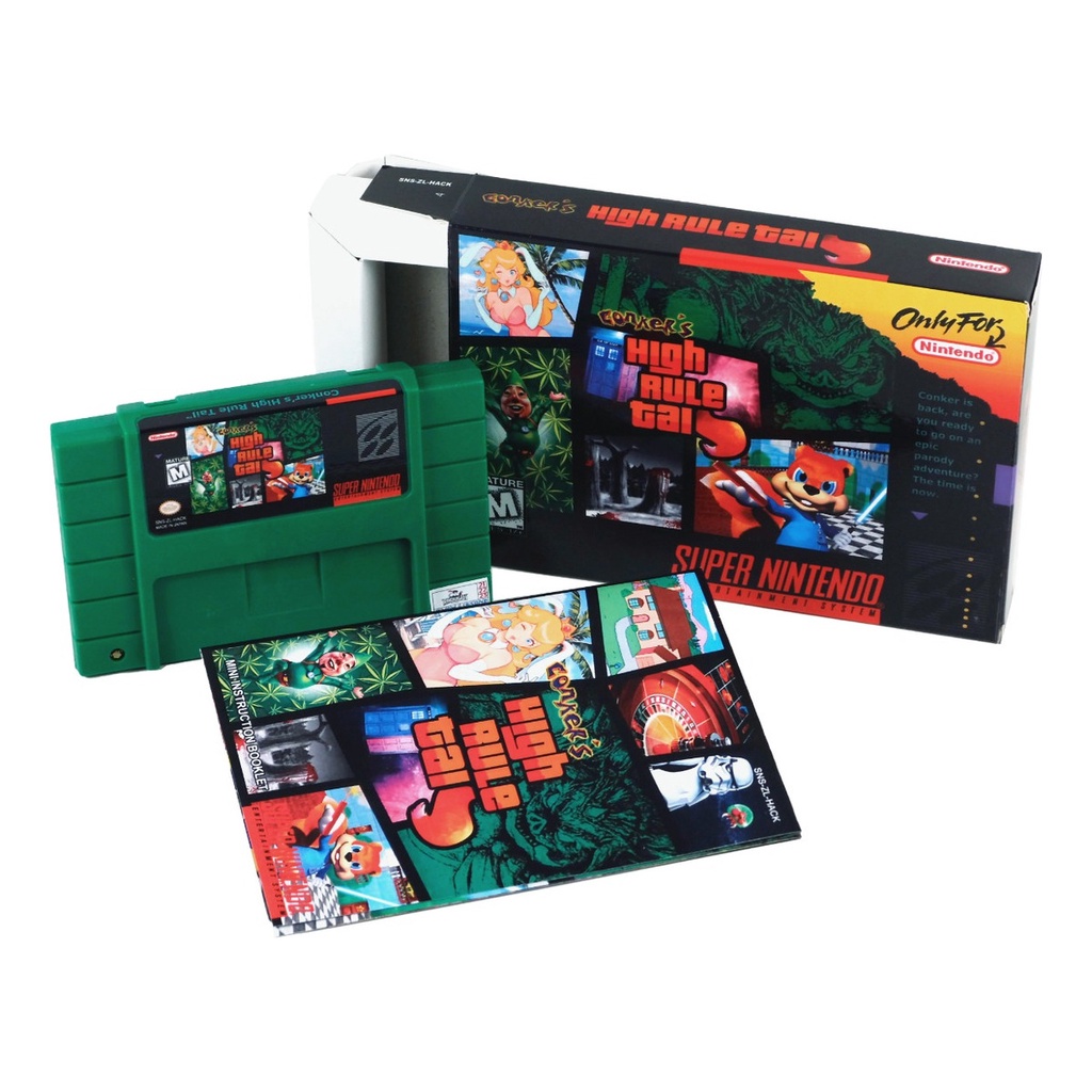 Conkers High Rule Tail Super Nintendo SNES Completo