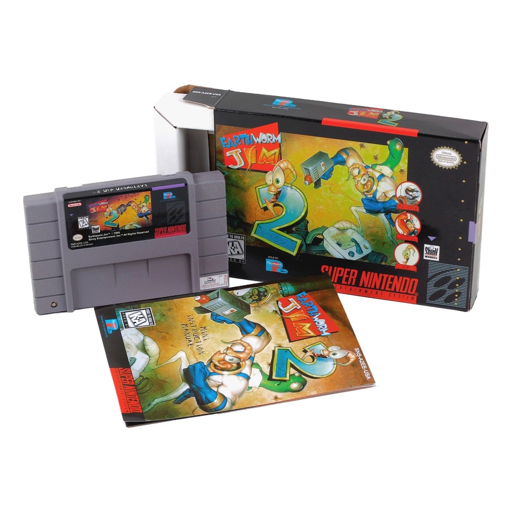 Earthworm Jim 2 Super Nintendo SNES Completo