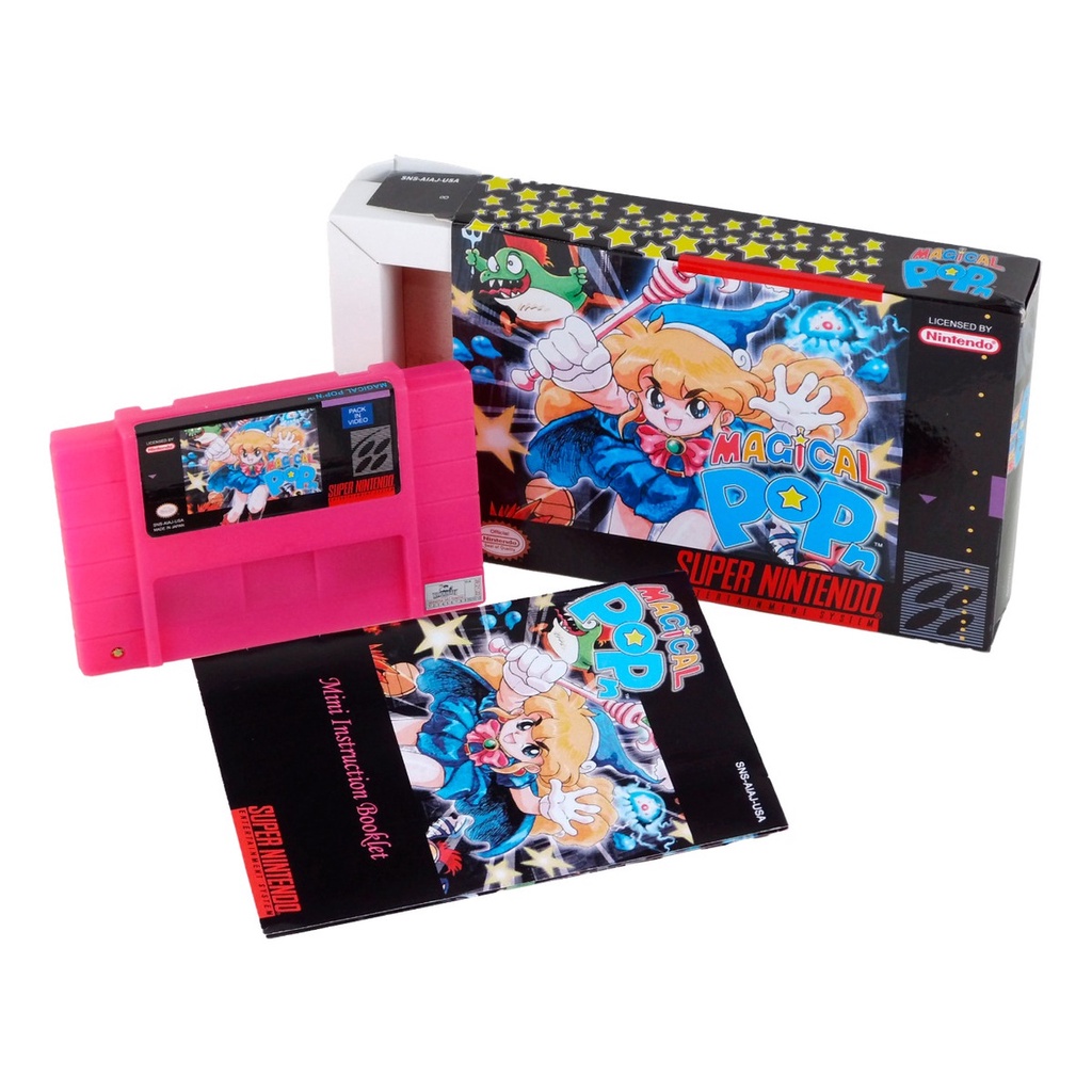 Magical Popn Super Nintendo SNES Completo