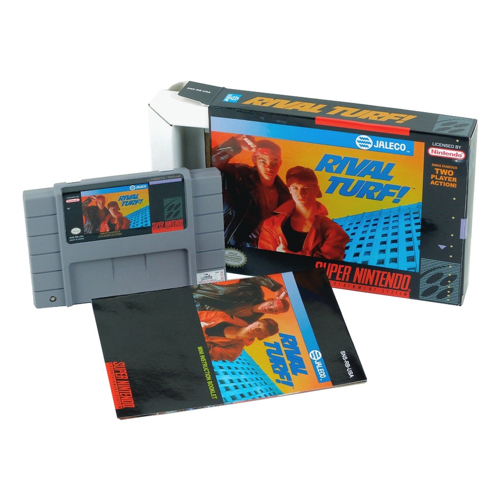 Rival Turf Super Nintendo SNES Completo